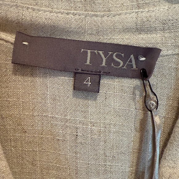 TYSA Womens Fly Me To The Moon Linen Jumpsuit in Neutral Size 4 - Picture 6 of 8